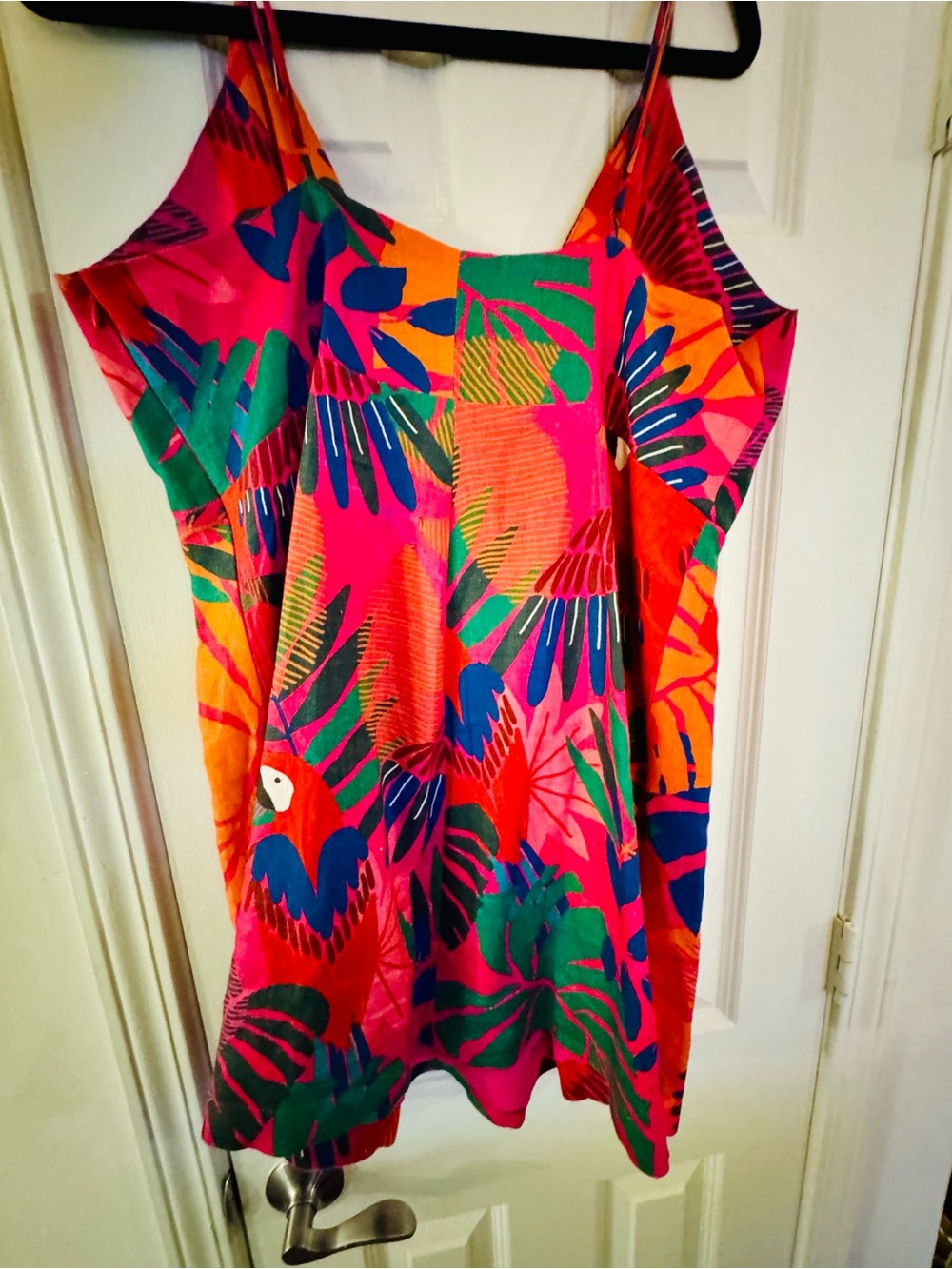 FARM Rio Bright Pink, Orange, Green and Blue Printed Label Dress - Picture 3 of 3